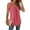 Pink, variant on Samickarr Summer Tank Tops For Women V-Neck Sleeveless Vest Shirts Pleated Front Tops