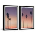 thumbnail image 2 of Marmont Hill Dawn and the Palm Trees Diptych, 30" x 40", 2 of 6