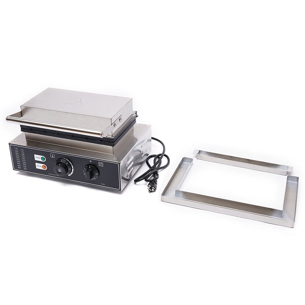Miumaeov Commercial Electric 6pcs Stick Waffle Maker Machine Muffin Baking Machine Non-stick Time & Temp Control