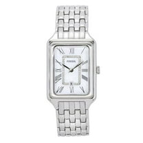 Fossil ES5306 Womens Raquel Stainless Steel White Mother of Pearl Dial Quartz Watch
