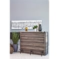 thumbnail image 2 of Bowery Hill Wood Aged Oak Bar Unit Rectangular 51"W Unassembled, 2 of 2