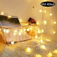 thumbnail image 5 of Holiday Light Chain Ball LED String Plug Lamp Bulb String Wedding Christmas, 5 of 5
