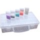 thumbnail image 1 of Cajas de plástico de 64 compartimentos, caja de clasificación de bordado de diamantes en caja de almacenamiento estable, caja de herramientas, caja de pintura de diamantes para uñas, diamantes de, 1 of 8