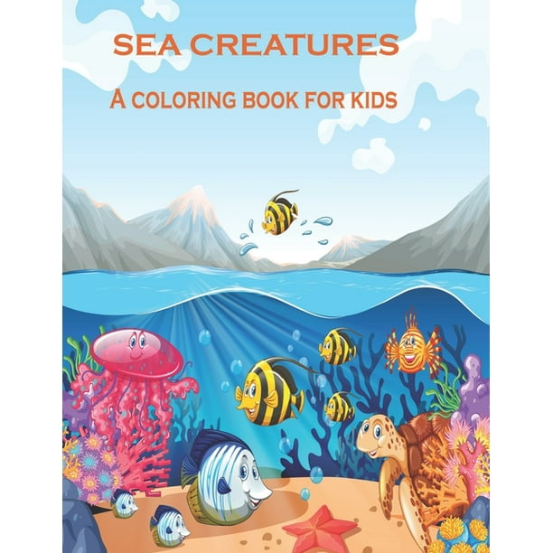 Download Sea Creatures A Coloring Book For Kids Creative Haven Fanciful Sea Life Coloring Book National Geographic