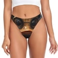 thumbnail image 1 of Fotbe Vintage Gentleman Duck Tanga Sin Costuras para Mujer con Estampado – Panties Invisibles, Transpirables y Cómodos para Uso Diario-Large, 1 of 6