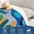 thumbnail image 4 of Yayeee Throw Blanket for Couch Soft Warm 50" x 60" Sofa Chair Bed Decoration, Art Plants, 4 of 7