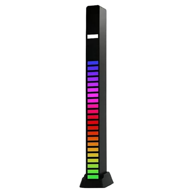COM1950s Bandes Lumineuses Led Rgb, Contrôle Sonore 18 Couleurs Lampe de Ramassage Led Led Musique Activée par la Voix Ambiance avec Contrôle par Application