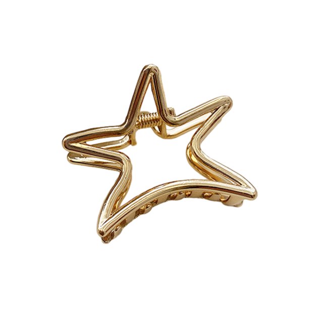 Qarigey Horquillas para mujer, pasadores, Clip de Metal, pinzas para el pelo, pinzas geométricas, sombreros para niñas, accesorio de fiesta Accesorio para el cabello Oro