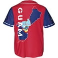 thumbnail image 3 of Personalized Guam Baseball Jersey Shirt, Guahan Flag Jersey, Guam Islander Pride Jersey for Men and Women (3XL), 3 of 4