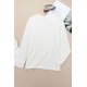 thumbnail image 3 of ABPHQTO Top de mujer blanco liso con cuello redondo y manga larga, 3 of 5
