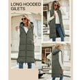 thumbnail image 5 of Pincandy Women Puffer Vest Casual Stand Collar Sleeveless Puffer Jacket Warm Winter Zip Up Outerwear with Pockets, 5 of 7