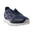 thumbnail image 2 of Reebok Classic Leather Men's Shoes Vector Navy-Regal Purple-White fx2281, 2 of 6