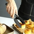 thumbnail image 5 of Mini Tongs with Silicone Tips 7-Inch Kitchen Tongs, Set of 3 (Black), 5 of 7