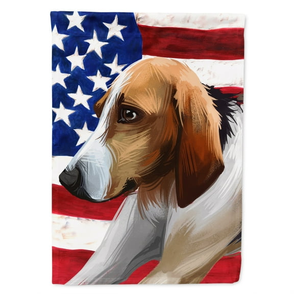 Carolines Treasures CK6650GF Poitevin Dog American Garden Size Outdoor-Flags, Multicolor