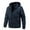 Dark Blue, variant on Lolmot Mens Waterproof Jacket Windproof Lightweight Mountain Sport Jacket Fleece Lined Removable Hooded Windbreaker Raincoat