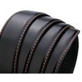 thumbnail image 3 of Men's Ratchet Belt Strap 35mm Width Only Replacement Leather Belt For Automatic Belt Buckle, 3 of 4