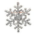 thumbnail image 4 of Kiplyki Fashion Brooch Pin Crystal Rhinestone Large Snowflake Winter snow Theme, 4 of 5