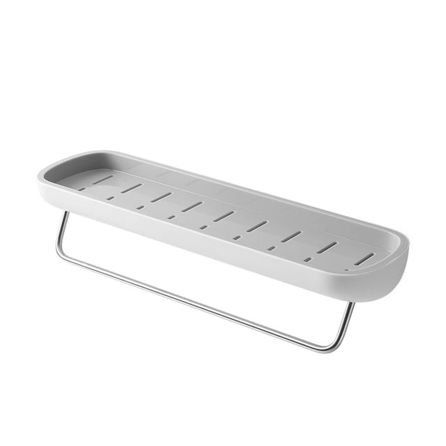 Estante Colgante Para Champú Soporte De Ducha Flotante Organizador De Champú De Plástico Estante De Baño Carga Pesada Con Toallero Estante De Almacenamiento De Pared Para Baño Accesorios De Cocina Speravity HA015020-00