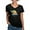 Black, variant on CafePress - Alaska Goose Lake T Shirt - Women's V-Neck Dark T-Shirt