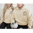 thumbnail image 2 of Couple Custom Photo Hoodie Personalised For Couples, 2 of 4