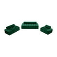 thumbnail image 4 of Meridian Furniture Melody Green Velvet Chair, 4 of 12