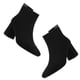 thumbnail image 2 of 1 par de botas de punta cuadrada, zapatos de tacón grueso, botas de tacón medio, botines de mujer, 2 of 4