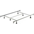 thumbnail image 2 of Bowery Hill 78"x83.5" Metal 6 Leg Queen and King Bed Frame in Black, 2 of 2