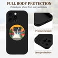 thumbnail image 2 of Stylish Yellowing Resistant Lightweight iPhone 15 Pro Case - Vibrant Explosion Design with Colorful Houses & Palm Trees Perfect for Sunrise/Sunset Vibes, 2 of 6
