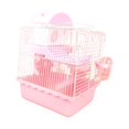 thumbnail image 2 of Serenable Small Animal Carrier Cage,Carry Case,9.06"x6.69''x11.81" Hamster Cage,Small Pet Carrier for Squirrel,Dwarf Hamster,Small Pets pink, 2 of 9