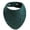Dark Green, variant on 100% Cotton Muslin Baby Bandana Drool Bibs, 6-Layer Super Absorbent Adjustable Snap Closure Baby Bibs, Soft Breathable Spit-Up Bibs for Infants, Toddlers, Teething (Size/Colour as Pictured)