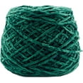thumbnail image 2 of Nvzi 250g Chenille Velvet Yarn Dark Green Bulky Vegan Soft Yarn Velvet Knitting Yarn Polyester Blended Cotton Chenille Yarn Hand Knitting Yarn Crochet Thread for Clothing Hat Scarf Blanket, 2 of 5