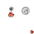thumbnail image 3 of Delight Jewelry Resin Orange Fish - Two-tone Daisy Flower Post Earrings, 3 of 4