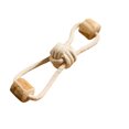 thumbnail image 2 of Elkwood Dumbbell Wood Rope Dog Toy, 2 of 2