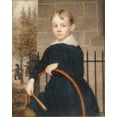thumbnail image 2 of Bogardus, Margaret 20x24 Black Ornate Wood Framed with Double Matting Museum Art Print Titled - Paul Joseph Revere 1840, 2 of 4