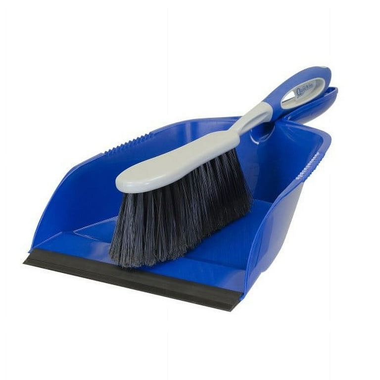 Quickie #410 Dust Pan And Brush Set, Blue - Walmart.com