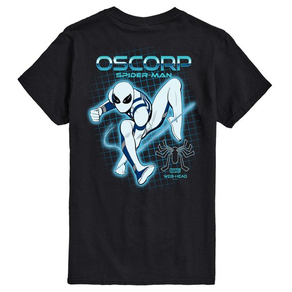 Marvel Your Friendly Neighborhood Spider-Man - Oscorp Spidey - Adult Short Sleeve Graphic T-Shirt