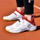 thumbnail image 4 of BINQER Zapatillas deportivas unisex de bádminton con hebilla giratoria y alta tracción y transpirables, 4 of 7