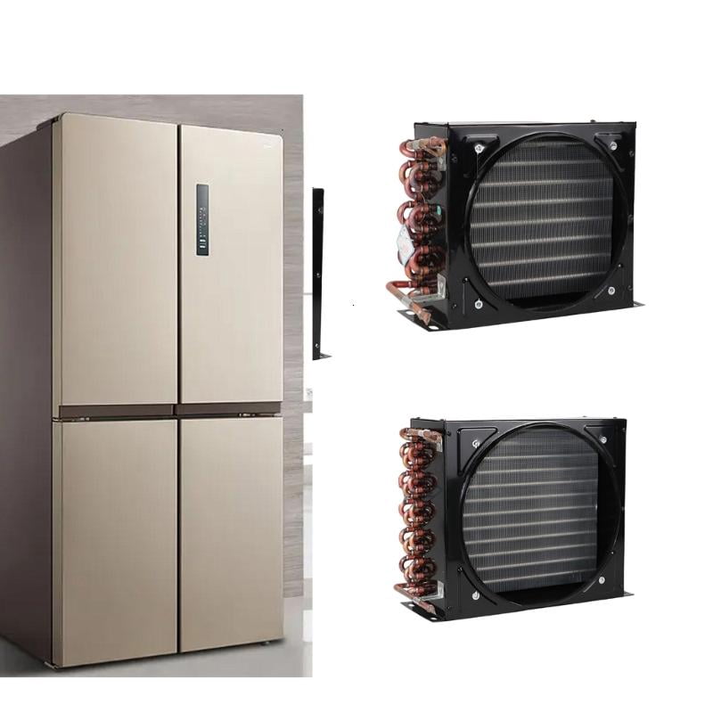 CEORPER Heavy Duty Freezer Refrigerator Condenser Small Copper Tube Aluminum Fin