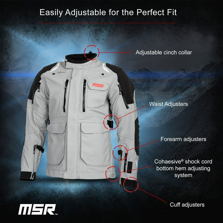 MSR Xplorer ADV Motorcycle Jacket – Waterproof Textile Riding