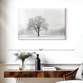 thumbnail image 3 of Elephant Stock Standing Alone Wall Art - Horizontal Canvas Wall Art - Living Room Wall Decor - Nature Canvas - Gray And White Decor By Lars Van De Goor - 36" x 24", 3 of 8