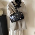 thumbnail image 3 of Bolso Hombro para Mujer PU Chic Hobo Gran Capacidad Color Sólido Con Asa, 3 of 9