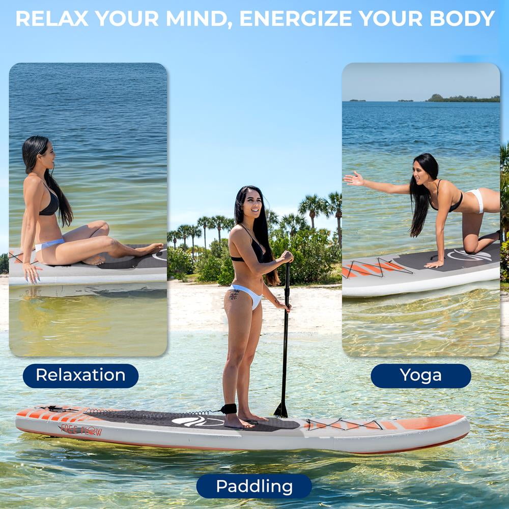 SereneLife Wide Stance, Bottom Fin for Paddling, Surf Control, Non-Slip Deck Youth and Adult Standing Boat