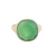 thumbnail image 2 of Faceted Purple Nebula Cushion Natural Stone Ring Semi-precious Stones Jewelry, 2 of 9