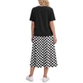 thumbnail image 3 of Airmenty Two Piece Skirt Set for Women Midi Dress Sets Summer Casual Vacation Travel Matching Set with Pockets S-2XL, 3 of 8