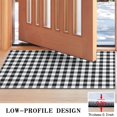 thumbnail image 3 of Black White and Gray Checkerboard Pattern Door Rugs,Washable Non Slip Door Mats Indoor,Decorative Door Mats,Entry Mat Indoor for Entrance,Bedroom,Kitchen,Bathroom,17"x30", 3 of 6
