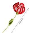 thumbnail image 2 of Clavel de ganchillo Clavel de punto terminado para cumpleaños de boda (púrpura), 2 of 8