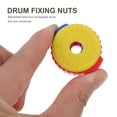 thumbnail image 6 of 5 Pcs Drum Fixing Nuts Cymbal Felt Pads Quick Release Caps Accessory, 6 of 8