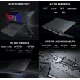 thumbnail image 3 of ASUS ROG Strix AI Gaming Laptop 18in 240Hz IPS WQXGA Display (Intel Ultra 9- 275HX, GeForce RTX 5080 16GB, 32GB DDR5, 2TB PCIe SSD, RGB KB, 2 Thunderbolt 5, WiFi 7, Webcam, Win 11 Pro) w/USB-C Dock, 3 of 7