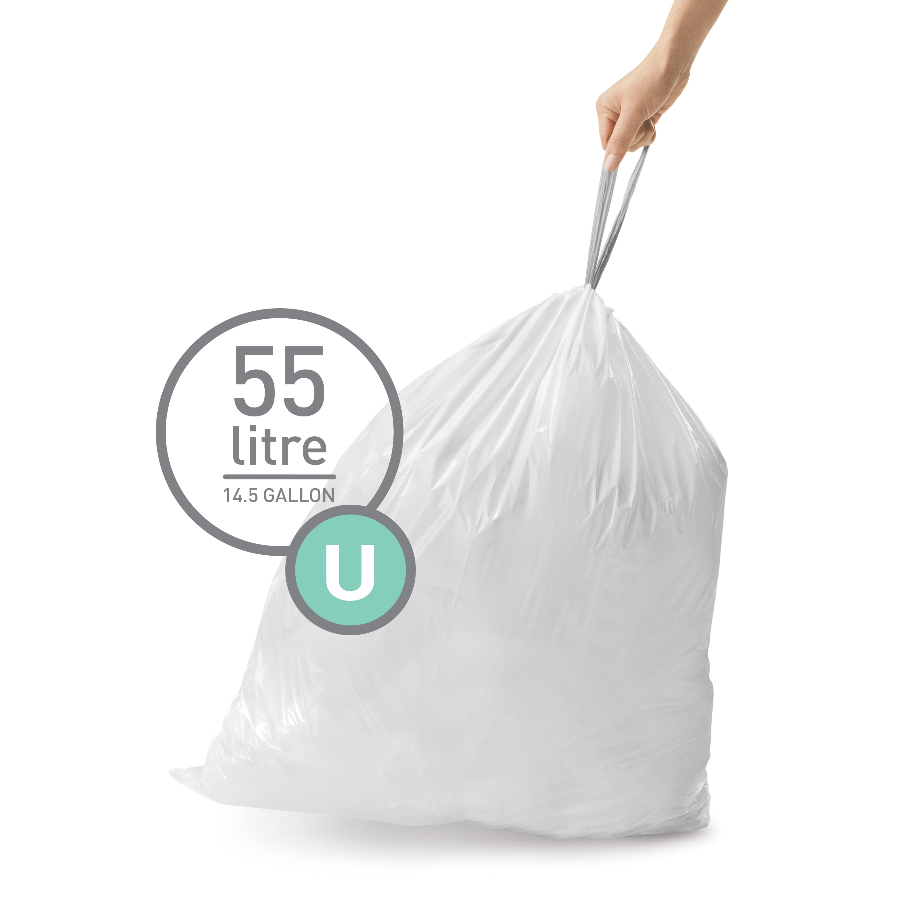 simplehuman Code L Custom Fit Drawstring Trash Bags - Thumbnail 3