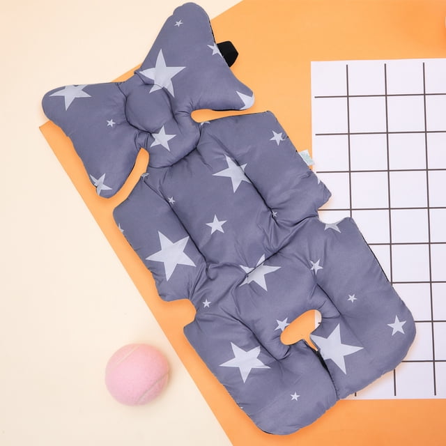 Estera para cochecito de bebé,Cochecitos para niños, estera para cochecito transpirable de algodón, almohadilla para cochecito de alta capacidad